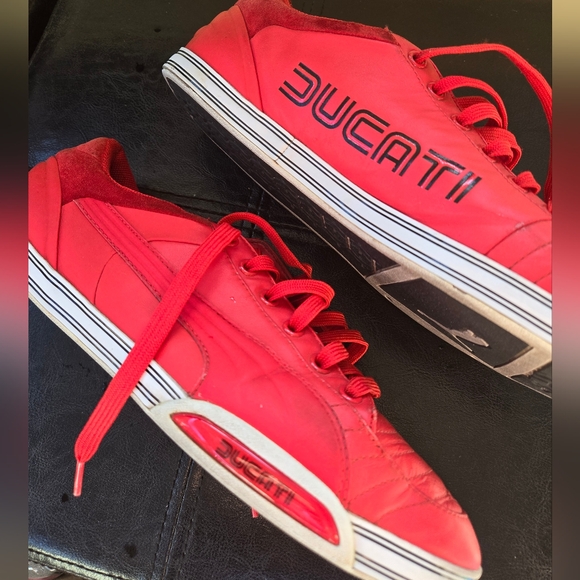 PUMA DUCATI SNEAKERS RED SIZE 9  MEN US - Picture 4 of 10